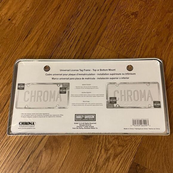 Harley Davidson Auto/Truck License Tag Frame NWT - Picture 3 of 5